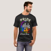 Pride of Orlando City Florida Cats Rainbow Flag T-shirt (Voorkant volledig)