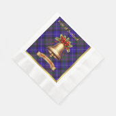 Pride of Scotland Gepersonaliseerde Tartan Kerstmi Servet (Hoek)