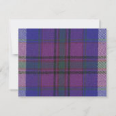 Pride of Scotland Heart RSVP Card Kaartje (Achterkant)