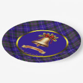 Pride of Scotland Tartan Gepersonaliseerde Kerstmi Papieren Bordje (Gekanteld)