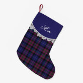 Pride of Scotland Tartan Plaid Kerstkous Kleine Kerstsok (Voorkant (Hangend))