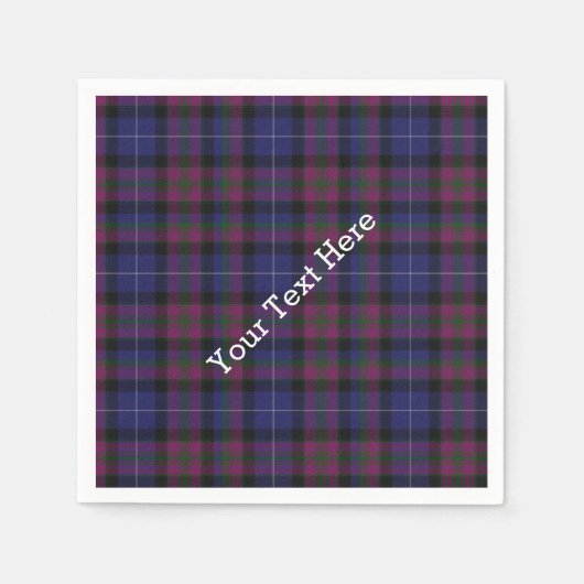 Pride of Scotland Tartan Plaid Papieren servetten (Voorkant)