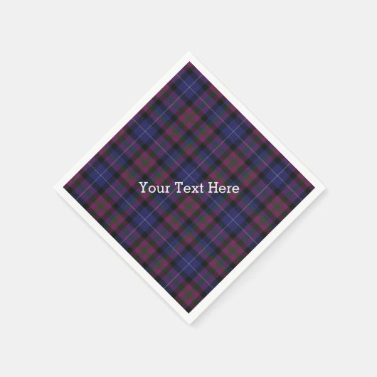 Pride of Scotland Tartan Plaid Papieren servetten (Hoek)