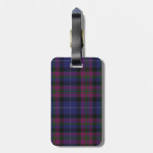 Pride of Scotland Tartan Pset Bagagelabel (Achterkant verticaal)