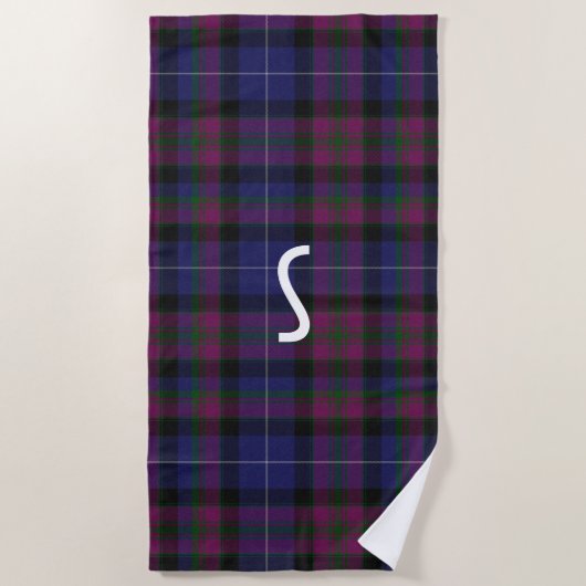 Pride of Scotland Tartan Pset Beach Towel Strandlaken (Voorkant)