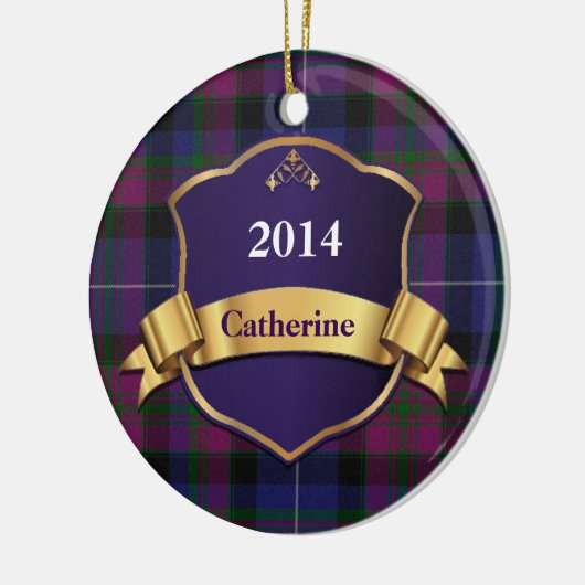 Pride of Scotland Tartan Pset Custom ornament (Links)