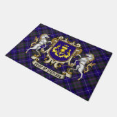 Pride of Scotland Tartan & Thistle gepersonaliseer Deurmat (Schuin)