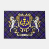 Pride of Scotland Tartan & Thistle gepersonaliseer Deurmat (Voorkant)