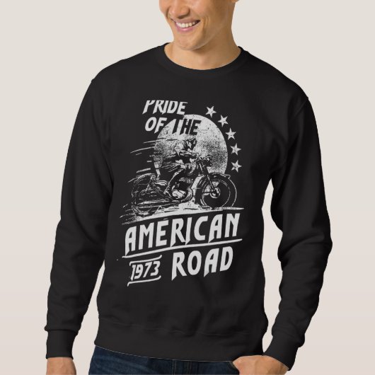 Pride of the American Motorcycle Road 1973 Trui (Voorkant)
