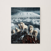 Pride of white lions: puzzle legpuzzel (Verticaal)
