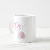 Pride & Offe - Vrouw Soldaat Koffiemok (Voorkant links)