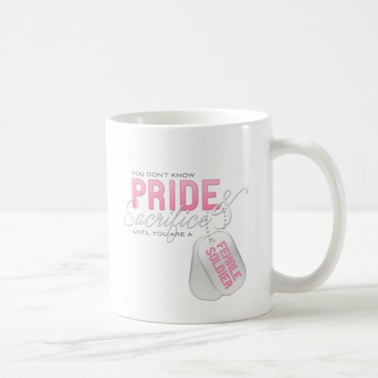 Pride & Offe - Vrouw Soldaat Koffiemok (Rechts)