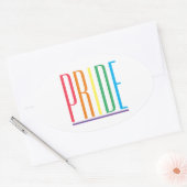 PRIDE Ovale Stickers (Envelop)