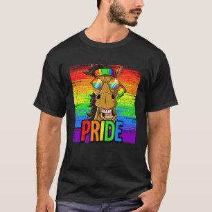 Pride Paard LGBTQ Regenboogvlag Pride Maand T-shirt