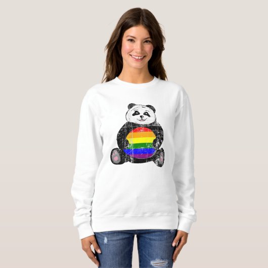 Pride Panda Trui (Voorkant volledig)