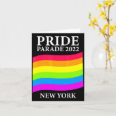 Pride Parade 2022 New York City _1  Kaart (Gele Bloem)
