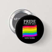Pride Parade 2022 New York City _1  Ronde Button 5,7 Cm (Voorkant /achterkant)