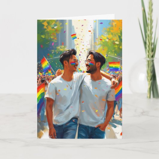 Pride Parade-viering Kaart (Voorkant)
