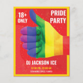 Pride Partij Flyer (Voorkant)