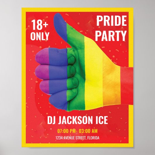 Pride Partij Poster (Voorkant)