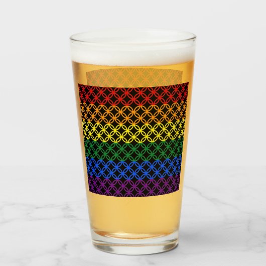 Pride Patronen | Blokken met blokkeervoorziening Glas (Voorkant gevuld)