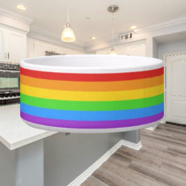 Pride Paws: Regenboogvlag Voerbakje