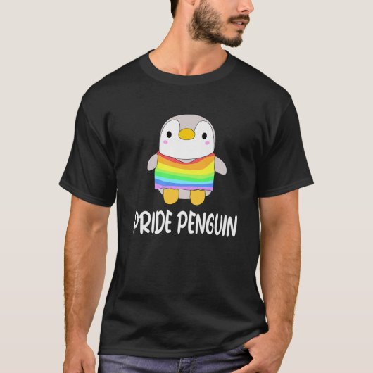Pride Penguin | LGBTIQ T-shirt (Voorkant)