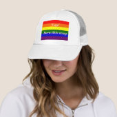 Pride Pet - Regenboogvlag met een statment. (In situ)