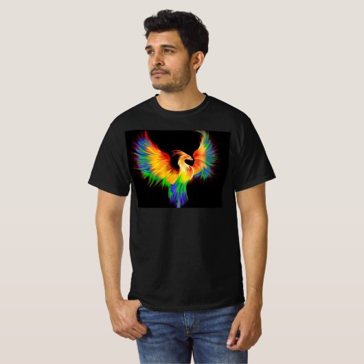 Pride Phoenix Rising T-shirt (Voorkant volledig)