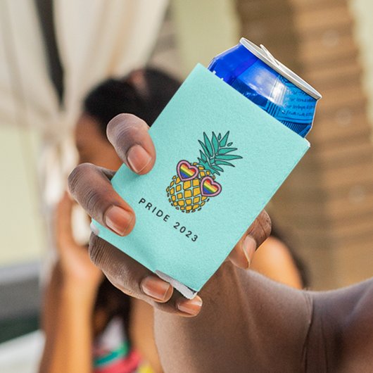 Pride Pineapple zonnebril Blikjeskoeler