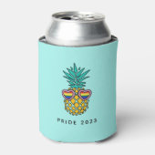 Pride Pineapple zonnebril Blikjeskoeler (Blikje Voorkant)