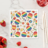 Pride Ping Pong Rainbow Sportontwerp Servet (Insitu)