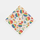 Pride Ping Pong Rainbow Sportontwerp Servet (Hoek)