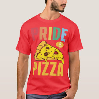Pride & Pizza Lgbt Gay Pride Rainbow Flag Lgbtq13 T-shirt