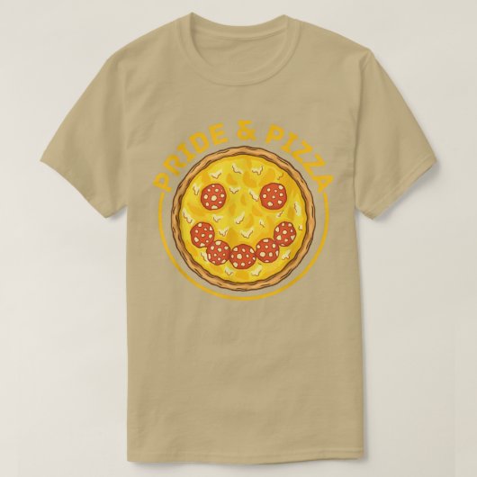 Pride & Pizza Lgbt Gay Pride Rainbow Flag Lgbtq13 T-shirt (Design voorkant)