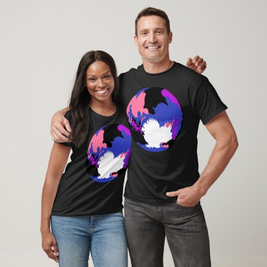 Pride Planets - Pluto - Genderfluid Pride T-shirt (Unisex)
