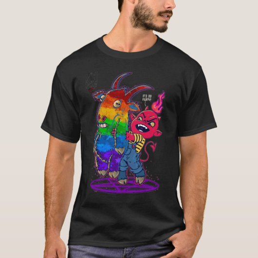 Pride_pluizig2024 T-shirt (Voorkant)