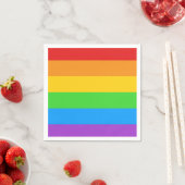 Pride Pop: Regenboogvlag Servet (Insitu)