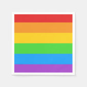 Pride Pop: Regenboogvlag Servet (Voorkant)