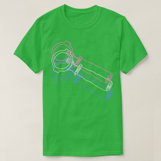 Pride Portafilters transflag T-shirt (Design voorkant)