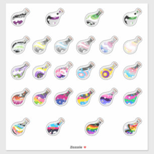 Pride Potions Sticker Sheet