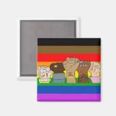 Pride Power Fists/BLM Magnet (Voorkant / Achterkant)