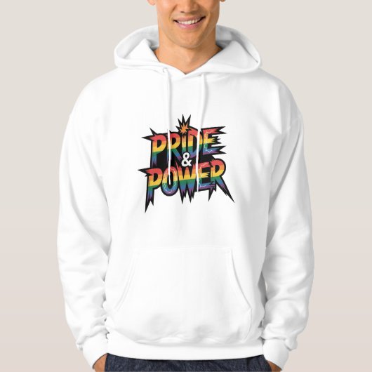 Pride & Power LGBTQ Hoodie (Voorkant)