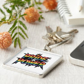 Pride & Power LGBTQ Sleutelhanger (Zijkant)