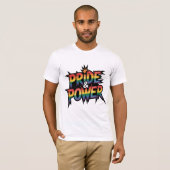 Pride & Power LGBTQ T-shirt (Voorkant volledig)