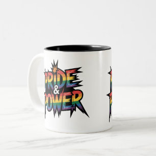Pride & Power LGBTQ Tweekleurige Koffiemok