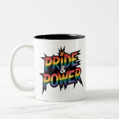 Pride & Power LGBTQ Tweekleurige Koffiemok (Links)