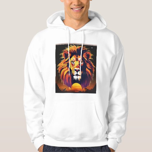 Pride & Power Lion Silhouette T-shirt (Voorkant)