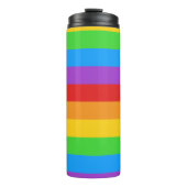 Pride Power: Regenboogvlag Thermosbeker (Voorkant)