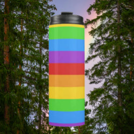 Pride Power: Regenboogvlag Thermosbeker